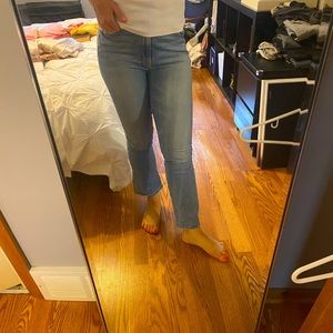 Mother denim distressed.